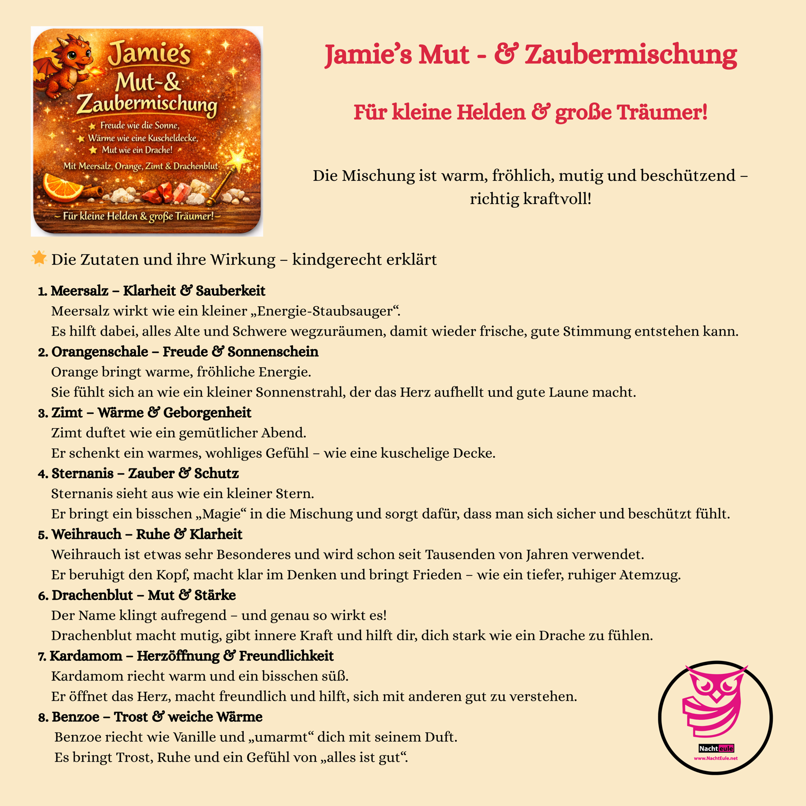 Jamie’s Mut- & Zaubermischung